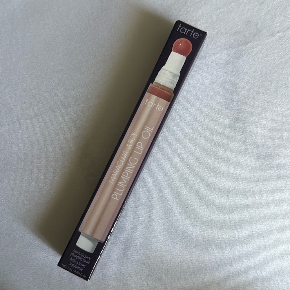 TARTE MARACUJA JUICY PLUMPING LIP OIL (buffed rose)